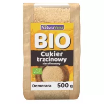 NaturaVena Cukier trzcinowy nierafinowany Demerara 500 g Bio