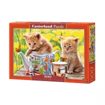 Puzzle 500 el. Czas na herbat Castorland