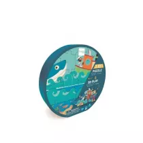 Puzzle 2w1 30 el. 2D i 3D Scenografia Ocean Scratch