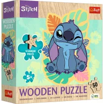Puzzle drewniane 50 Wesoy Stitch TREFL