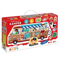 CzuCzu Moto puzzle Kamper dla dzieci 3 , 4 Bright Junior Media