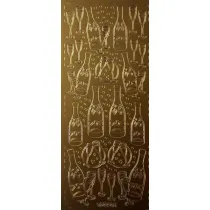 Galeria Hobby Stiker a�urowy z�oty