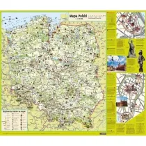 Mapa polski �cienna dla dzieci plansza edukacyjna