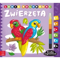 Lubi kolorowa. Zwierzta. Kredka segmentowa