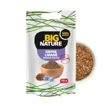 Big Nature Siemi lniane mielone brzowe 250 g