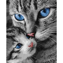 Ideyka Malowanie po numerach - Mrucz�ca mama 40x50cm