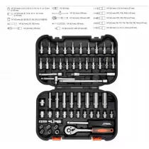 Toya Sthor zestaw kluczy 1/4" 56el 58643