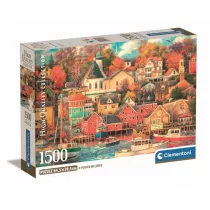 Puzzle 1500 Compact Good Times Harbor Clementoni