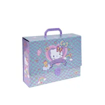 Patio Teczka przestrzenna tekturowa z gumk� A4 Hello Kitty pink wz�r 2