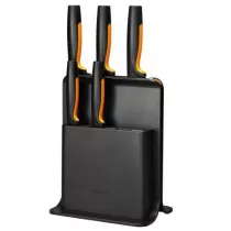 Fiskars Zestaw 5 noy w bloku czarnym functional form