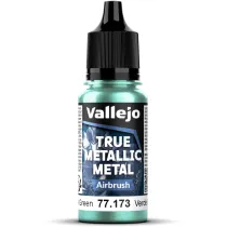 Vallejo: 77.173 - True Metallic Metal - Airbrush - Beetle Green (18 ml)