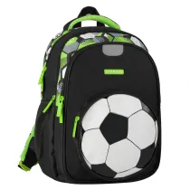Plecak szkolny Football zielony pi�ka STARPAK 550863