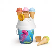 Zestaw do piasku rybki z lodami i foremkami MIX Tupiko