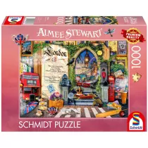 Puzzle PQ 1000 el. Wspomnienia z Londynu / Anglia Schmidt