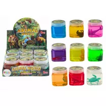 Leantoys Glutek slime w soiczku zwierzta 150g MIX