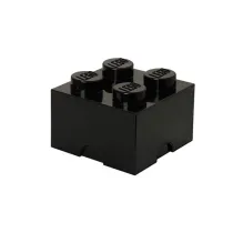 Pojemnik klocek LEGO Brick 4 Czarny