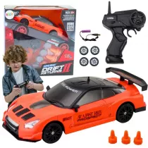 Auto sportowe R/C 1:24 pomara�czowe LeanToys