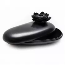 Qualy Pojemnik Lotus czarny 10167-BK-BK