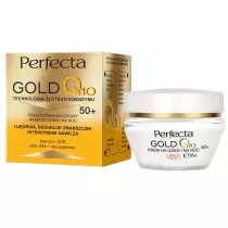 Perfecta Gold krem do twarzy przeciwzmarszczkowy Q10 50+ 50 ml