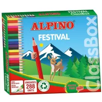 Alpino Kredki owkowe Festival 288 szt.