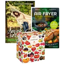 Puzzle Pakiet: Smak szcz�cia, czyli o dietach, piel�gnacji urody w zgodzie z natur� i szukaniu pi�kna w sobie, Air Fryer – 28 dni na talerzu, Puzzlove CzuCzu 1000 el. Pomidory