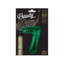 Godan Balon foliowy B&C cyfra 7 ziele� butelkowa 85cm