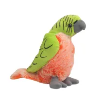Papuga zielono-pomara�czowa 17cm Beppe