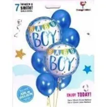 GoParty Balony Baby Boy niebieskie