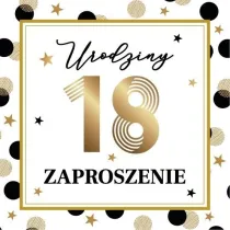 Zaproszenie Urodziny 10szt