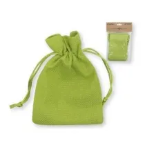 Penword Woreczki jutowe zielone 10x15cm