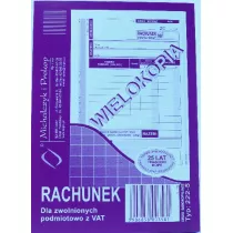 Michalczyk i Prokop Rachunek dla zwolnionych z VAT