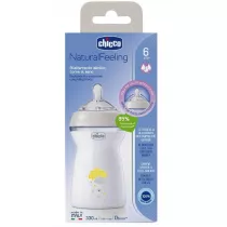 Chicco Butelka plastik NaturalFeeling 330ml 6m+