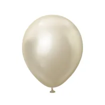 Godan Balony Mirror White Gold 50 szt.
