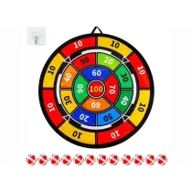 Tarcza z pi�eczkami na rzep 12 szt 76x76cm Madej