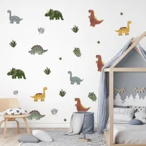 Naklejki na �cian� do pokoju dziecka dinozaury