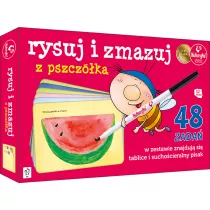 Rysuj i zmazuj z pszczk Kukuryku
