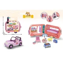 Auto z przyczep play pocket 22x12x16,5cm Madej