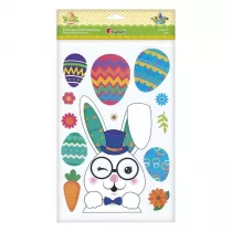 Titanum Dekoracje elektrostatyczne Wielkanoc 13szt