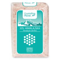 Crystalline Planet Sól himalajska różowa drobno mielona 600 g