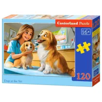 Puzzle 120 el. Dogs at the Vet Castorland