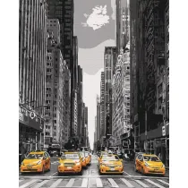 Brushme Malowanie po numerach - Taks�wka w Nowym Jorku 40x50cm