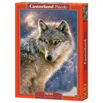Puzzle 500 el. Lone Wolf Castorland