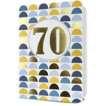 Karnet B6 Urodziny 70