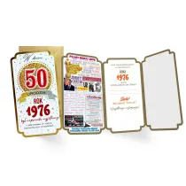 Kukartka Karnet Urodziny 50