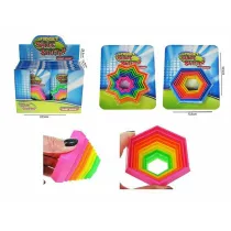 PROMO Zabawka sensoryczna Magiczne wzory 3D 9cm 2-rodzaje, p12 - mix cena za 1 szt Hipo