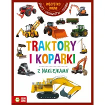Traktory i koparki. Z naklejkami