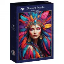 Puzzle 1000 Indiaska pikno Bluebird Puzzle