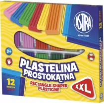 Astra Plastelina prostoktna 12 szt.