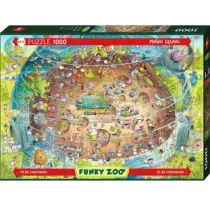 Puzzle 1000 el. Funky ZOO - Kosmiczne ZOO Heye