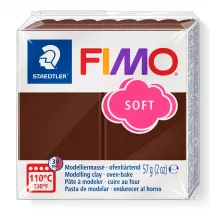 Staedtler Masa plastyczna termoutwardzalna Soft, czekoladowa, 57g, kostka